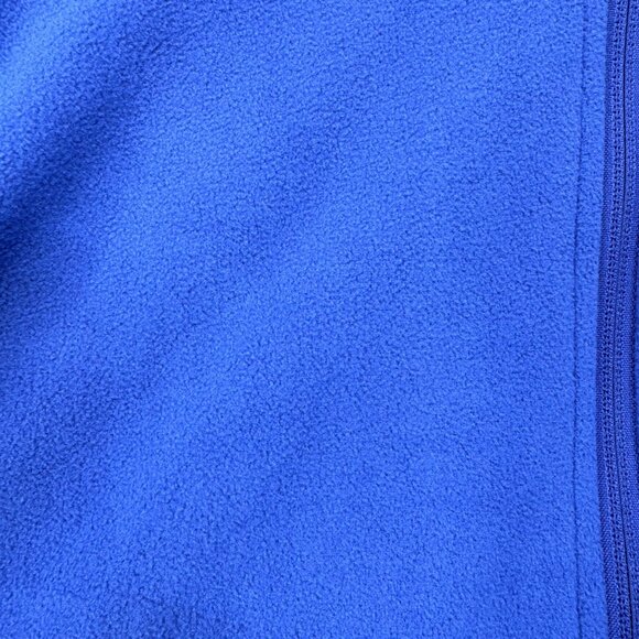Lands End Mens XL Blue Fleece Pullover Quarter-Zip Jacket - Picture 9 of 10